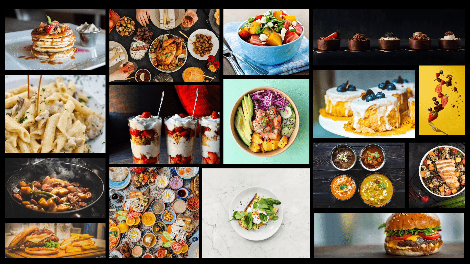 background of food